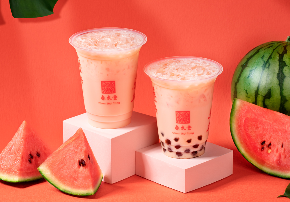 台湾カフェ「春水堂(チュンスイタン)」 スイカドリンク2種が期間限定で新発売