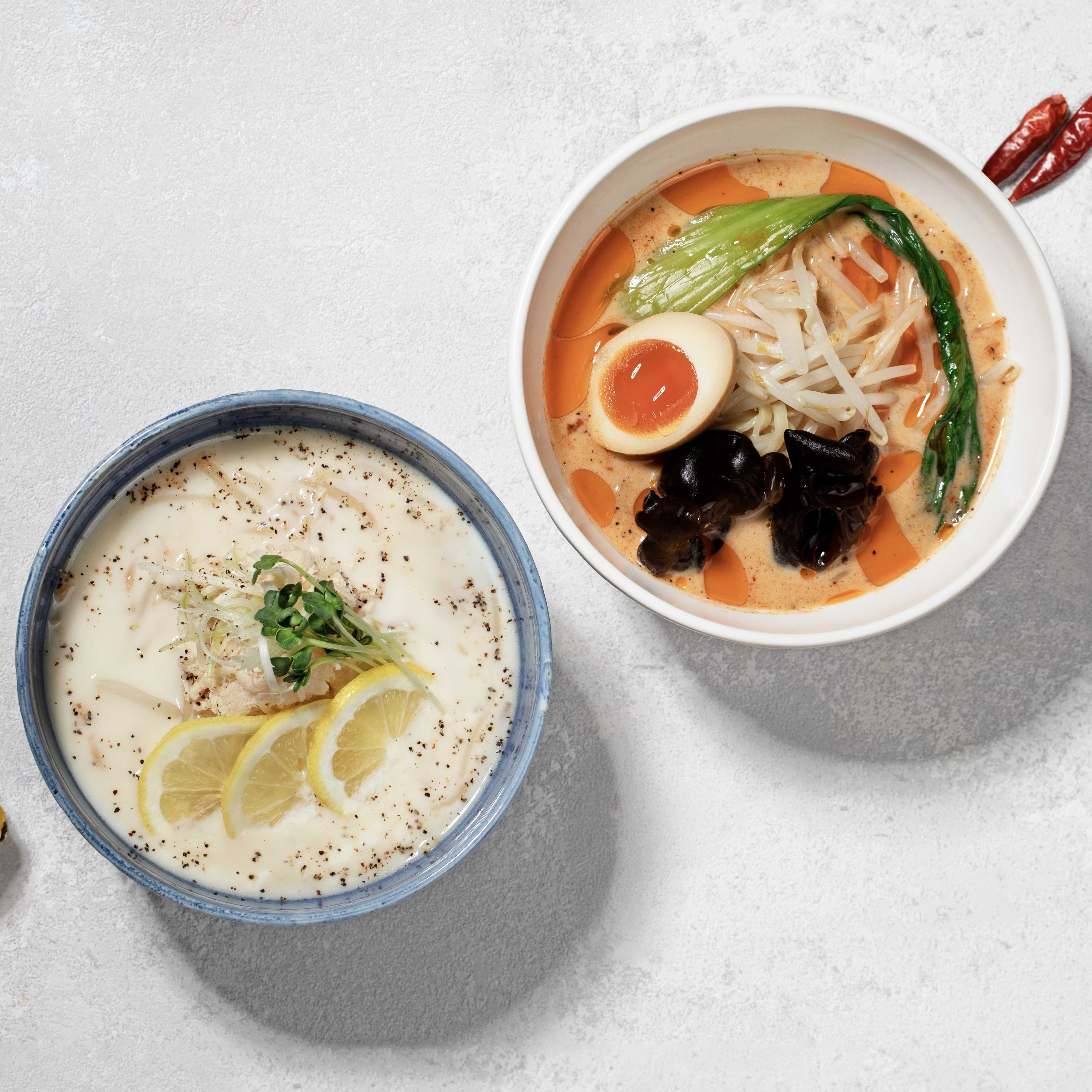 台湾カフェ「春水堂(チュンスイタン)」 夏の涼麺『冷やし豆乳麻辣湯』『レモン豆乳スープ冷麺』